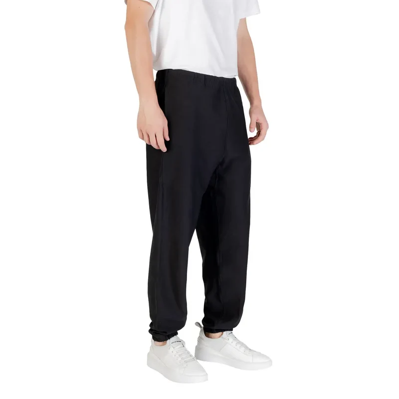Schwarze Calvin Klein Sweatpants mit elastischen Bündchen
