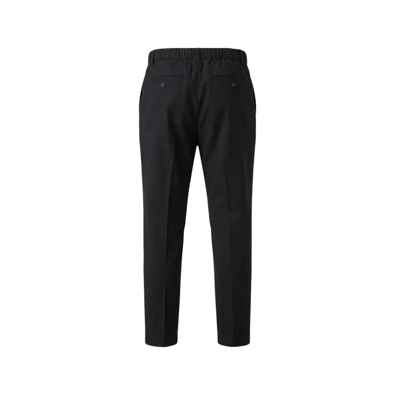 Antony Morato Herren Schwarze Baumwoll-Leinen-Hosen MMTR00783