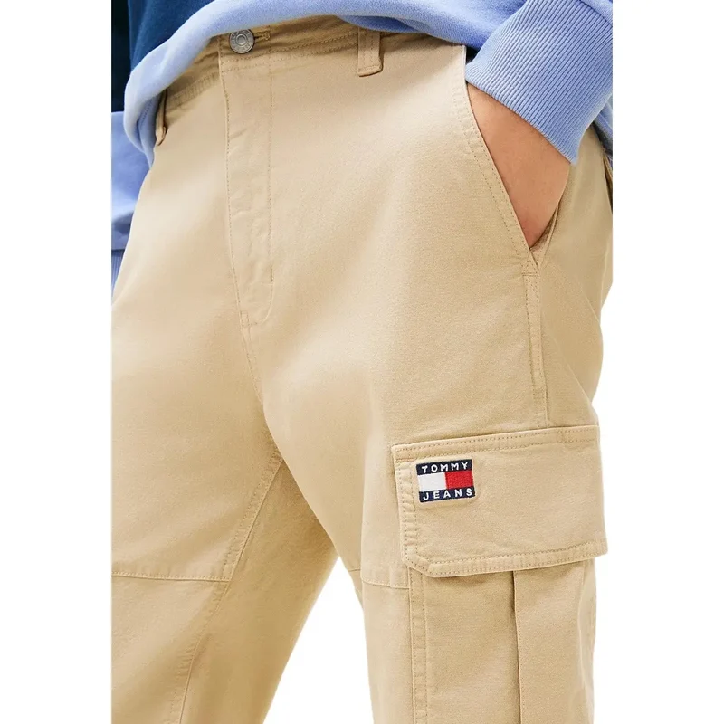 Tommy Hilfiger Herren Jeans Beige Bio-Baumwolle DM0DM22651