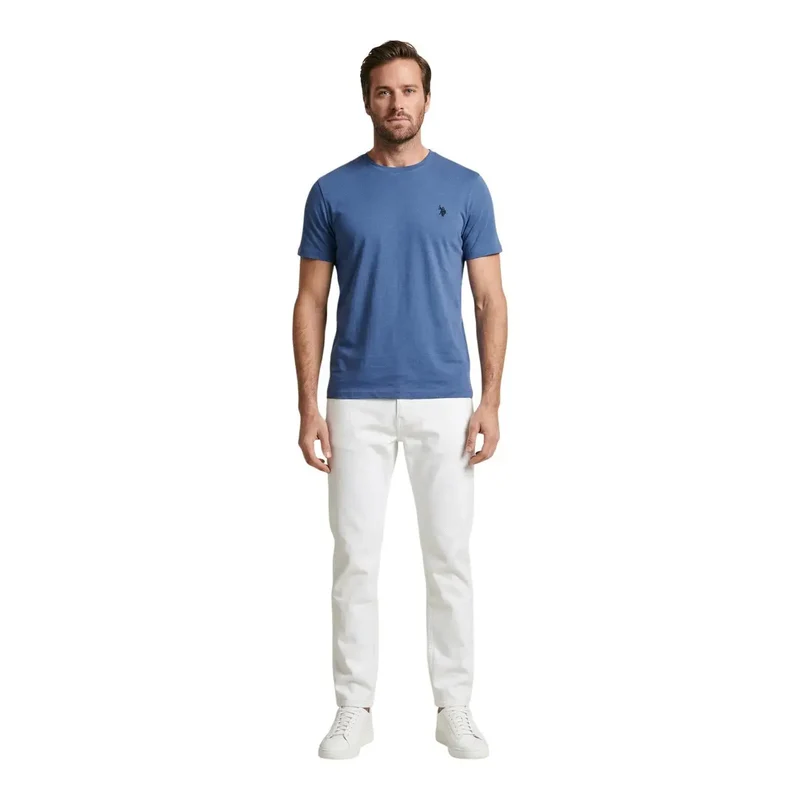 Calvin Klein Jeans Herren Hosen Weiß Baumwolle Elastan