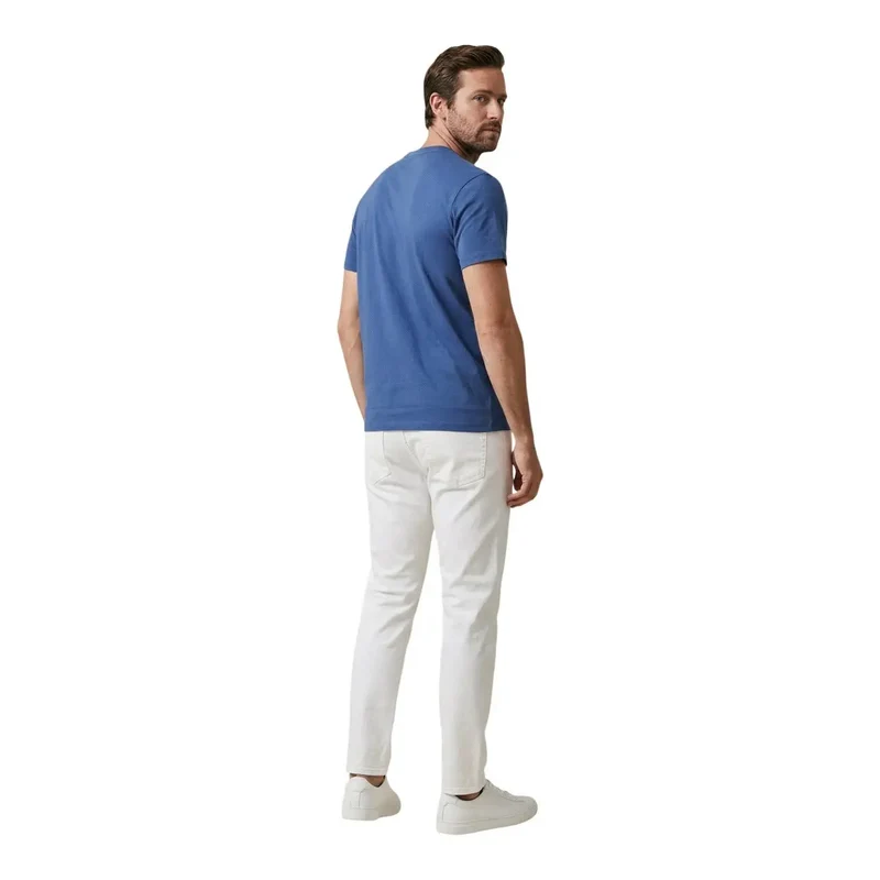 Calvin Klein Jeans Herren Hosen Weiß Baumwolle Elastan