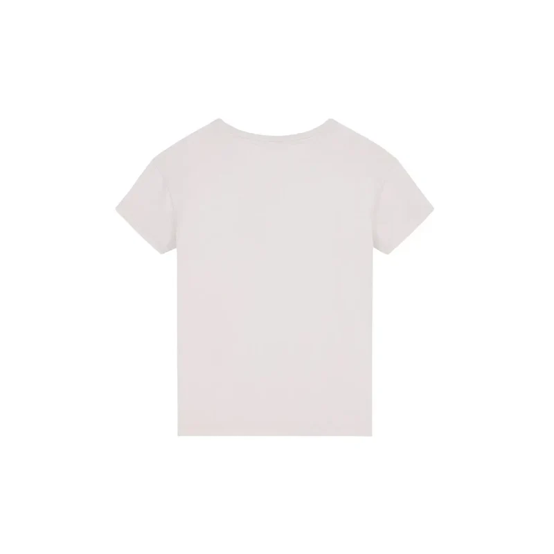 Armani Exchange Damen Beige Baumwoll Rundhals T-Shirt