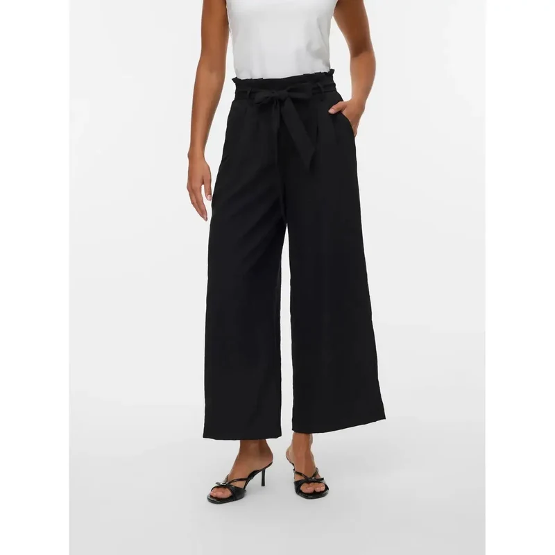 Vero Moda Damenhosen Beige zum Hineinschlüpfen aus Viskose-Mix