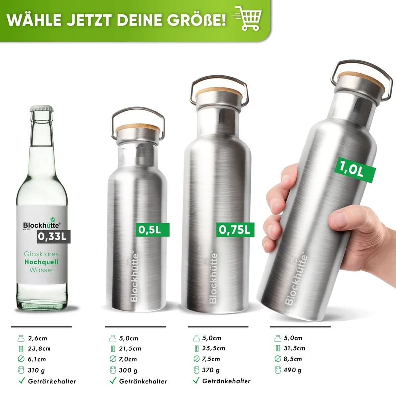 Individual Gravur für die Edelstahl Trinkflasche