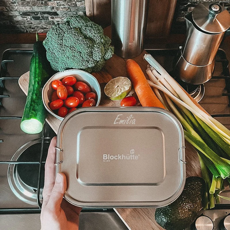 Individual Gravur für die Edelstahl Brotdose
