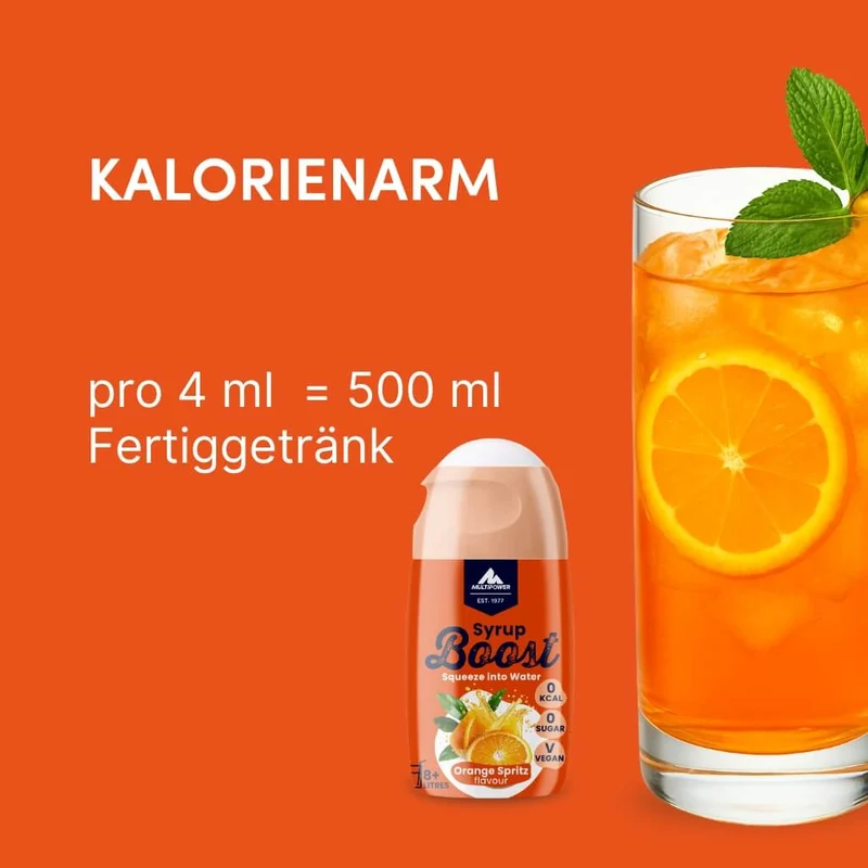 Syrup Boost Orange Spritz | Getränkesirup ohne Zucker