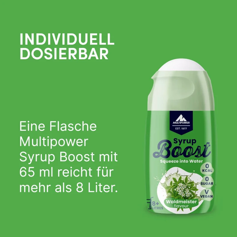 Syrup Boost Waldmeister 10er Set | Getränkesirup ohne Zucker