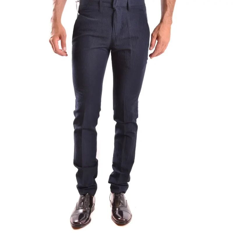 Dondup Blaue Baumwollhose für Männer Frühling Sommer