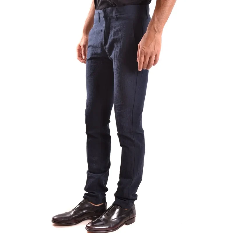 Dondup Blaue Baumwollhose für Männer Frühling Sommer