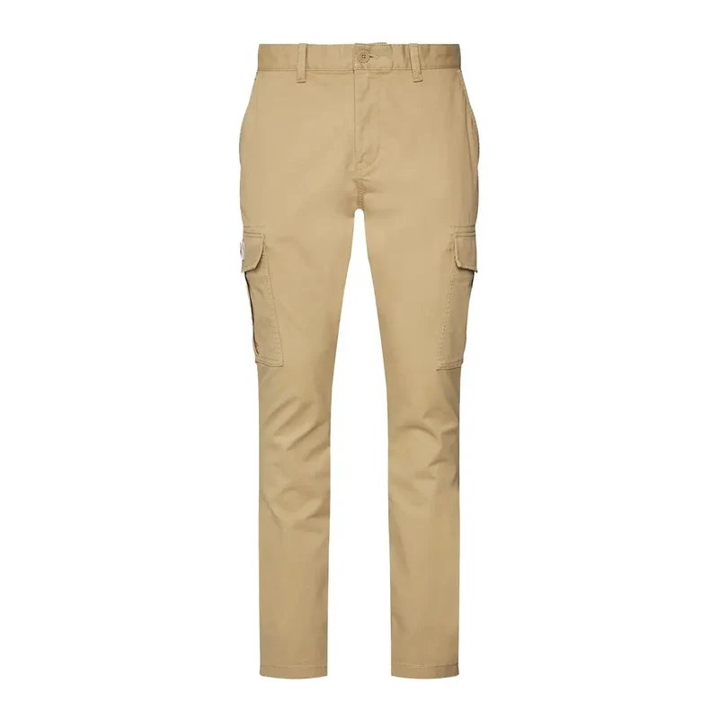 Tommy Jeans Männer Beige Baumwolle Elastan Hose