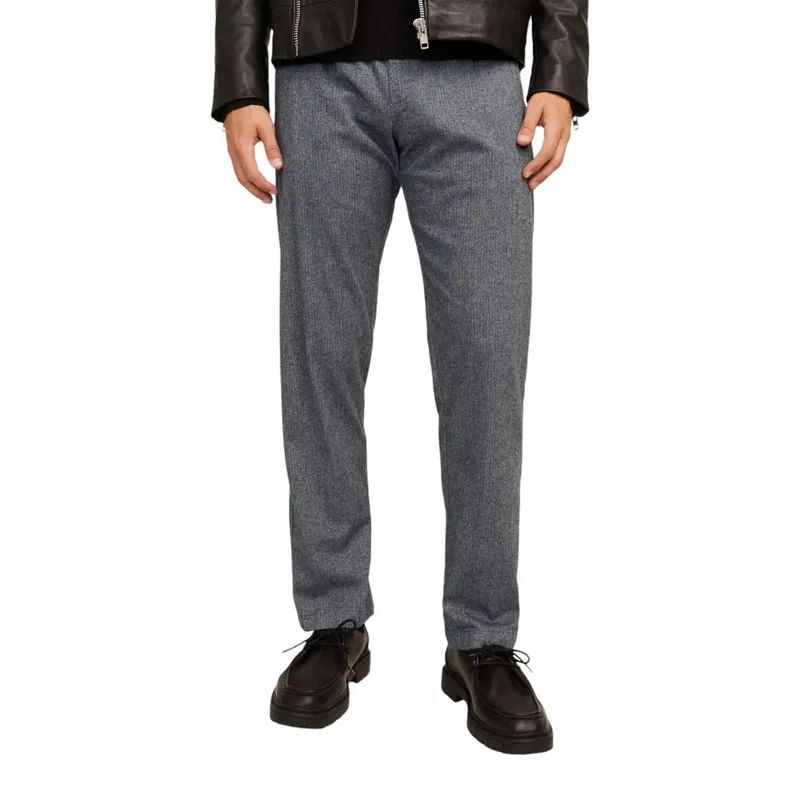 Jack & Jones Graue Baumwoll-Stretch-Hose für Männer Herbst Winter