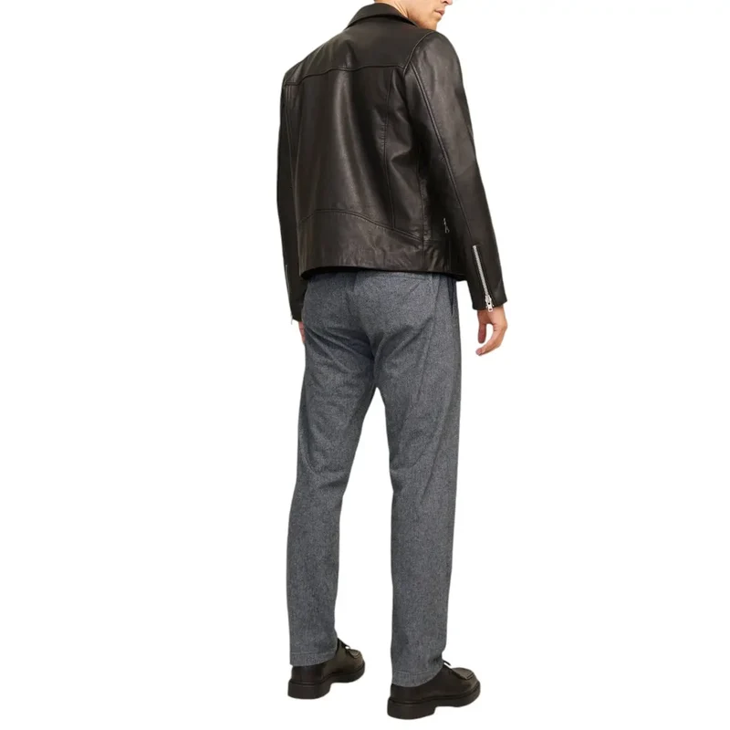 Jack & Jones Graue Baumwoll-Stretch-Hose für Männer Herbst Winter