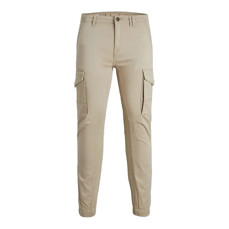 Beige Baumwolle Jack & Jones Herrenhosen mit Taschen