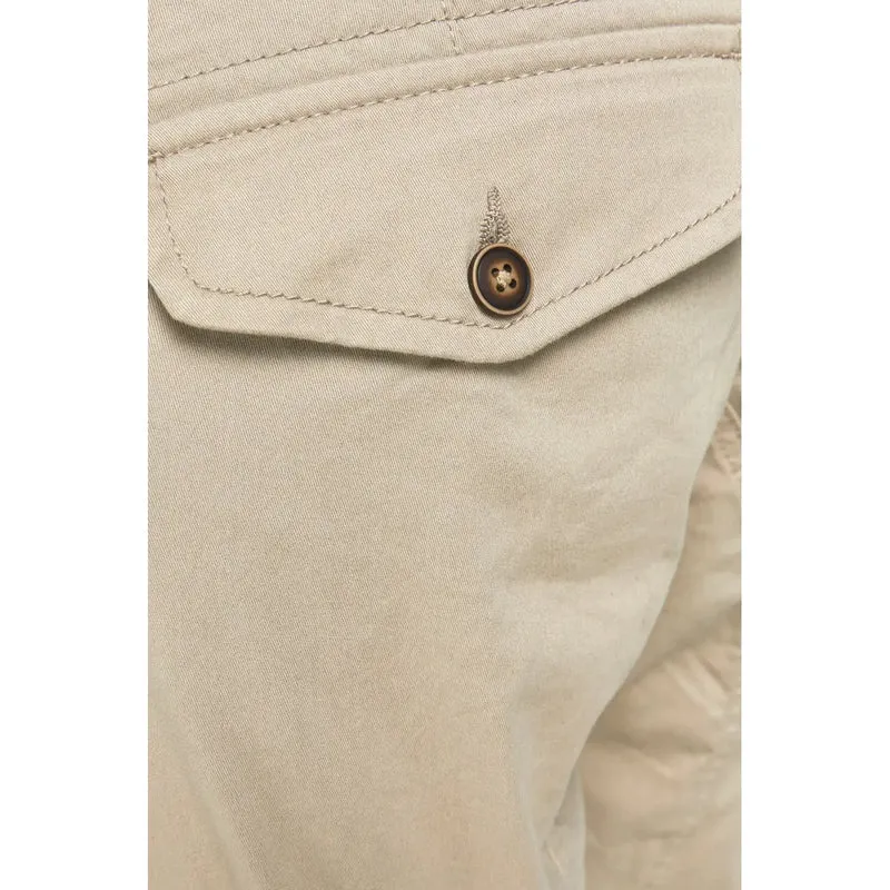 Beige Baumwolle Jack & Jones Herrenhosen mit Taschen