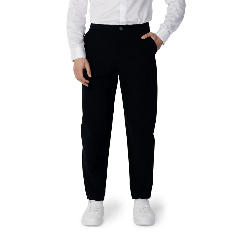 Armani Exchange Herren Blau Baumwolle Hose Frühling Sommer