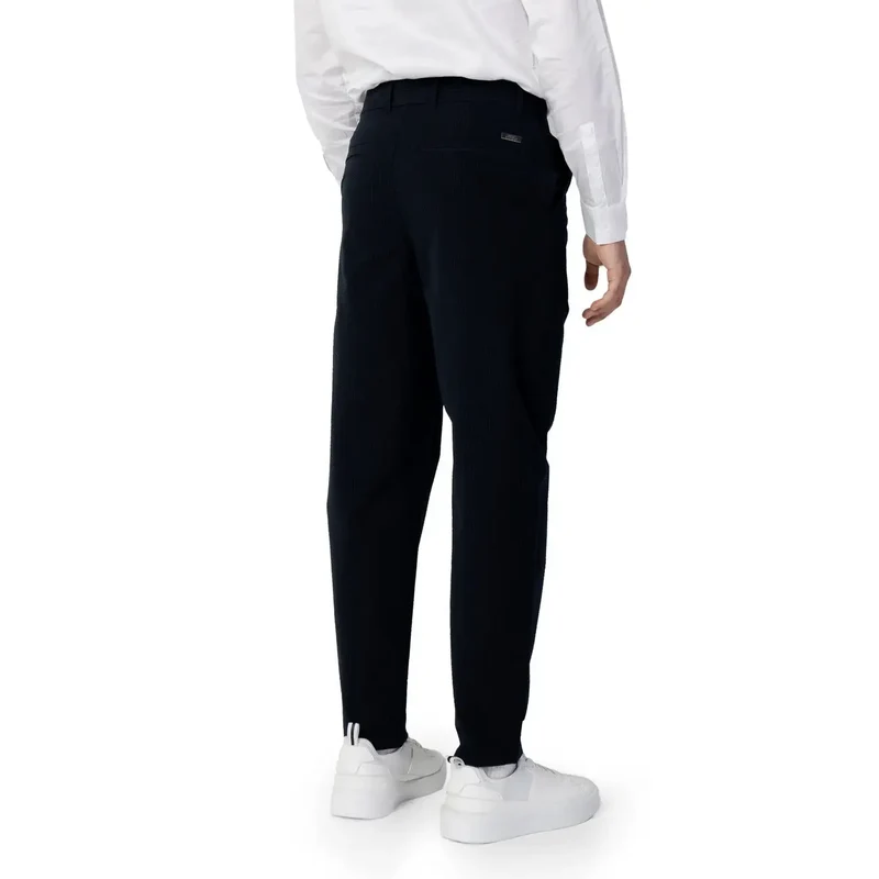 Armani Exchange Herren Blau Baumwolle Hose Frühling Sommer