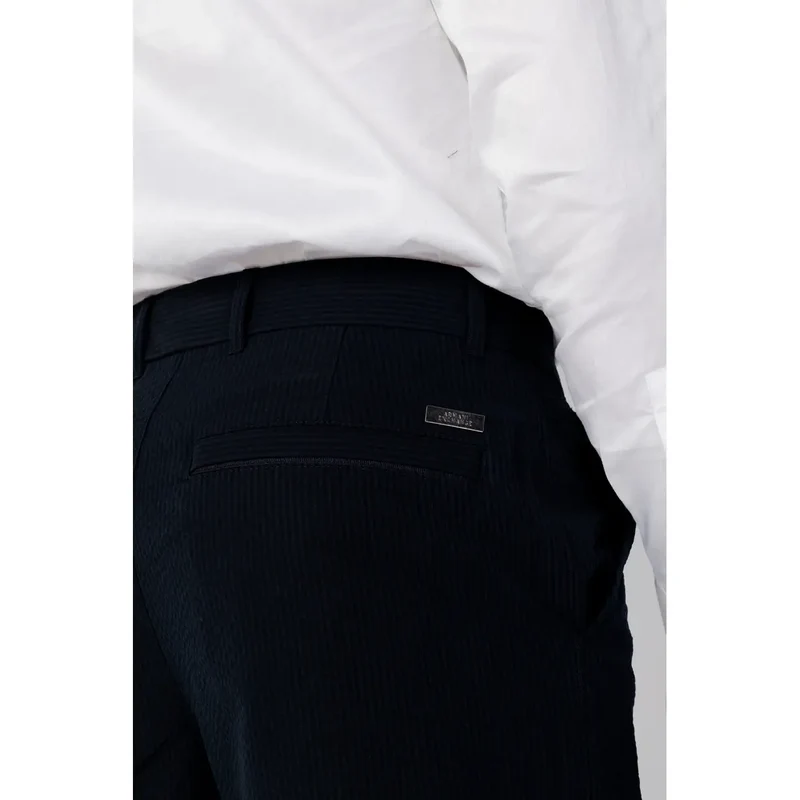 Armani Exchange Herren Blau Baumwolle Hose Frühling Sommer