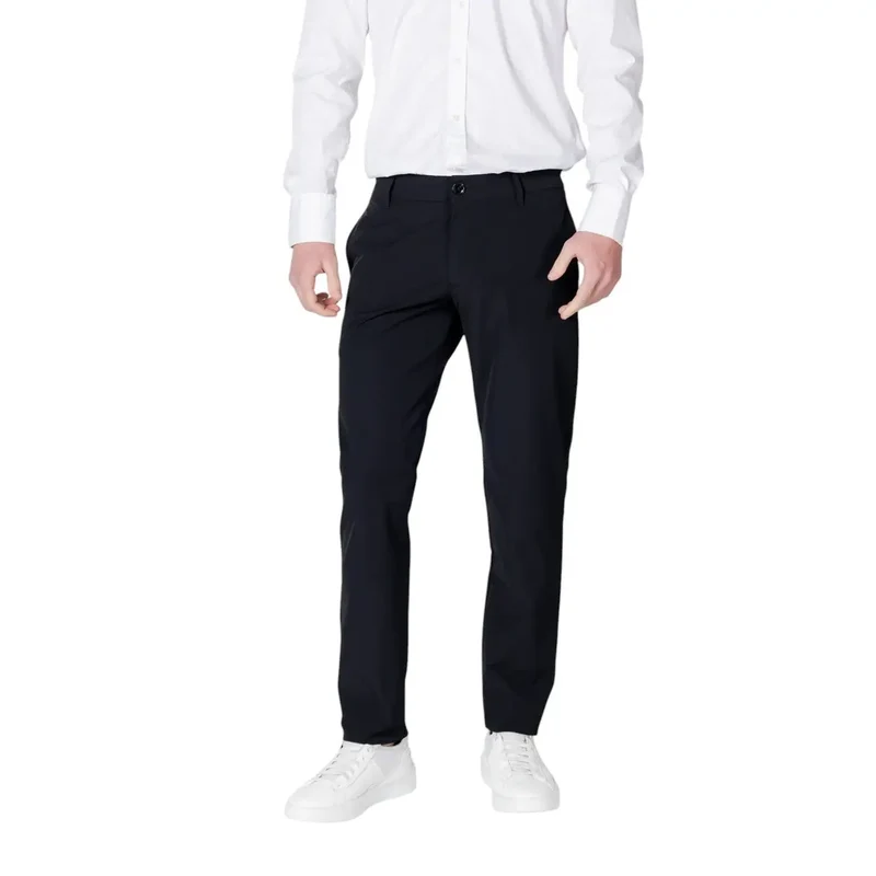 Armani Exchange Herren Blau Baumwolle Hose Frühling Sommer