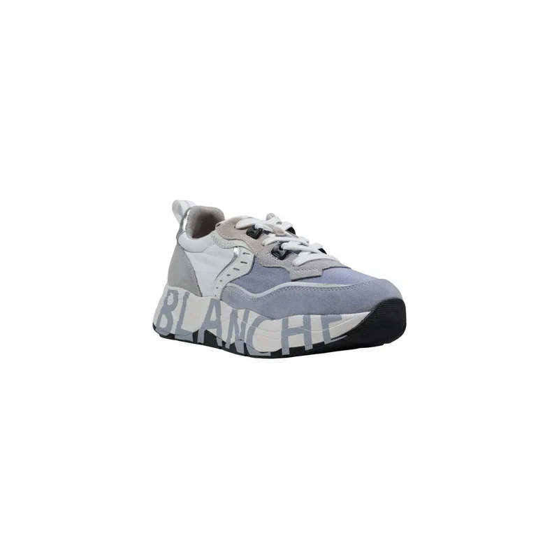 Voile Blanche Damen Graues Wildleder Sneakers