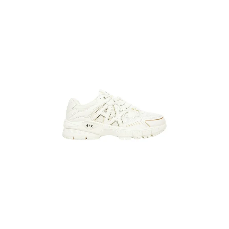 Armani Exchange Frauen Sneakers Braunes Elastan-Polyamid
