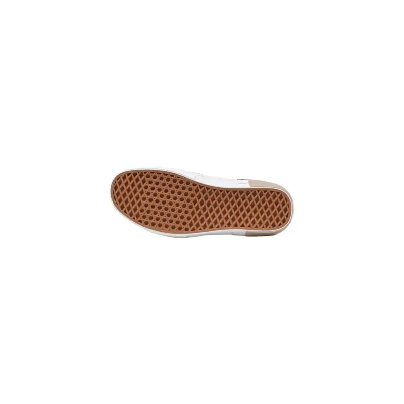 Herren-Sneaker aus beigefarbenem Leder mit Gummisohle, Größe 10
