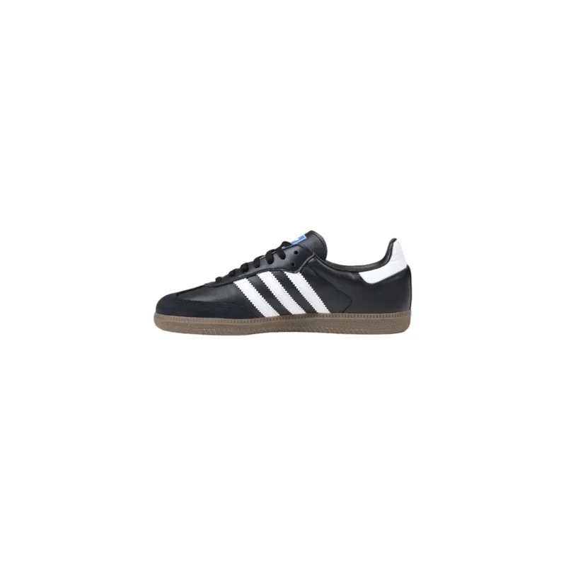 Adidas Herren Sneaker aus schwarzem Leder für Frühling und Sommer