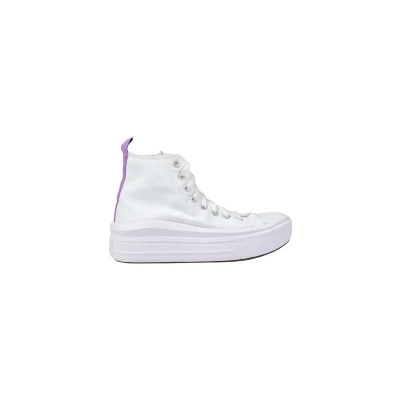 Converse Damen-Plateau-Sofa aus Stoff Sneakers Weiß