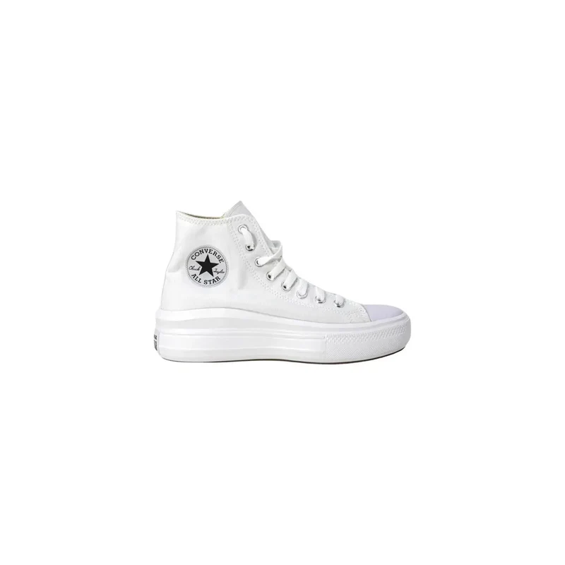 Converse Damen-Plateau-Sofa aus Stoff Sneakers Weiß