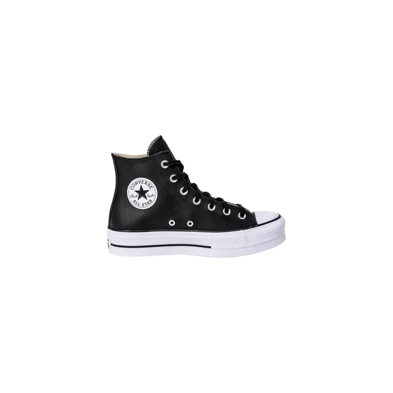 Converse Weiße Polyurethan-Plateauschuhe für Damen Sneakers
