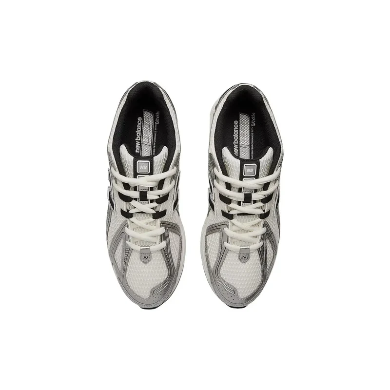 New Balance Damen Silberne Textil-Slipper Sneakers
