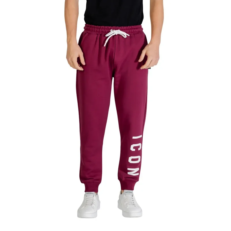 Icon Herren Bordeaux Baumwollhose Winterpassform