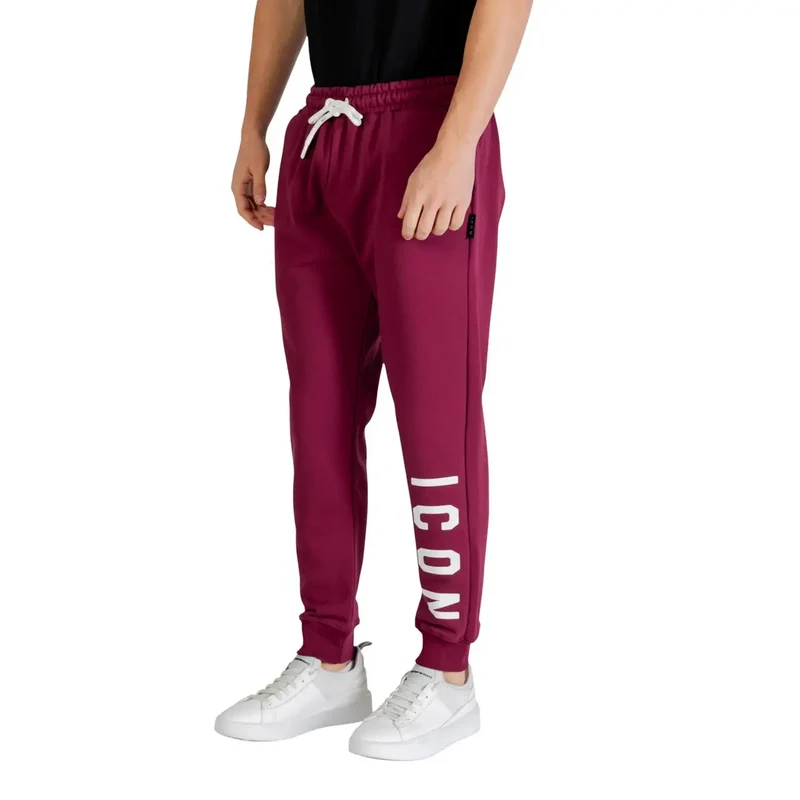 Icon Herren Bordeaux Baumwollhose Winterpassform