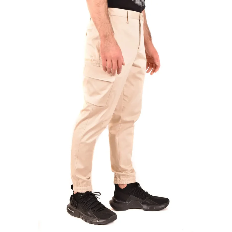 Neil Barrett Herren Beige Baumwollhose