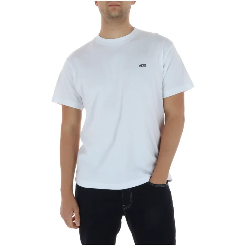 Vans Herren T-Shirt Weiß Rundhals 100 Prozent Baumwolle