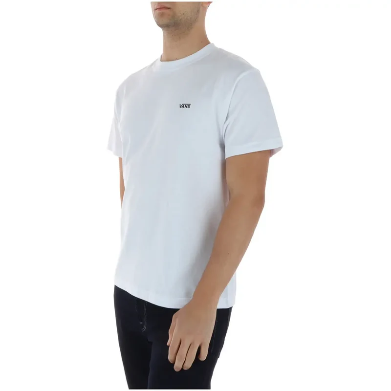 Vans Herren T-Shirt Weiß Rundhals 100 Prozent Baumwolle