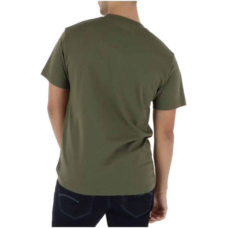 Vans Herren T-Shirt Grün Rundhals 100 Prozent Baumwolle