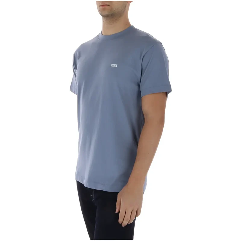 Vans Herren T-Shirt Hellblau Baumwolle Rundhals Kurzarm