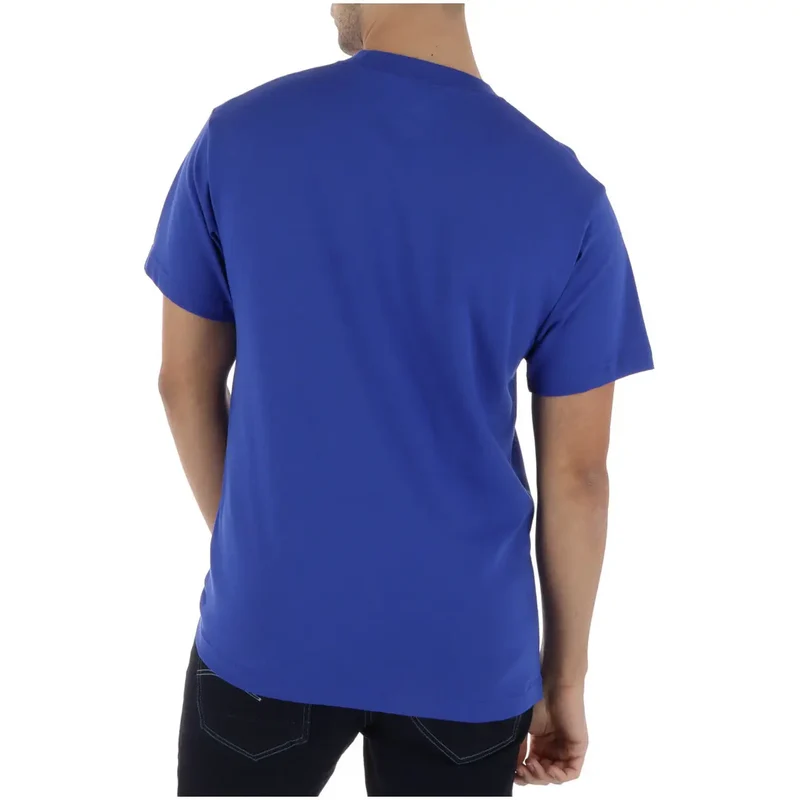 Vans Herren T-Shirt Blau Baumwolle Rundhals Kurzarm