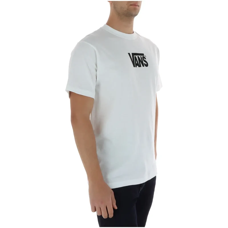 Vans Herren T-Shirt Weiß Baumwolle Kurze Ärmel Rundhals