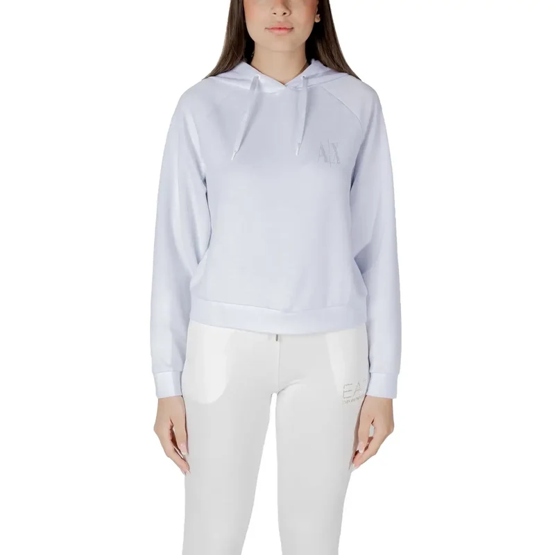 Weißes Sweatshirt mit Kapuze