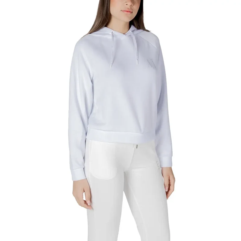 Weißes Sweatshirt mit Kapuze