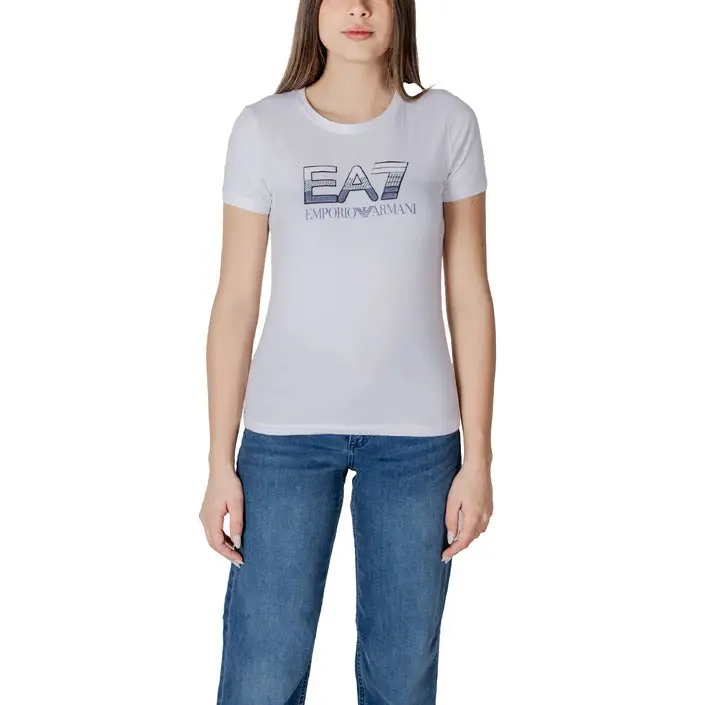 Schwarzes EA7 Emporio Armani T Shirt