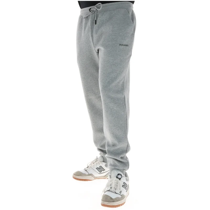 Lyle & Scott Herren Trousers Grau Baumwollmischung ML2378V