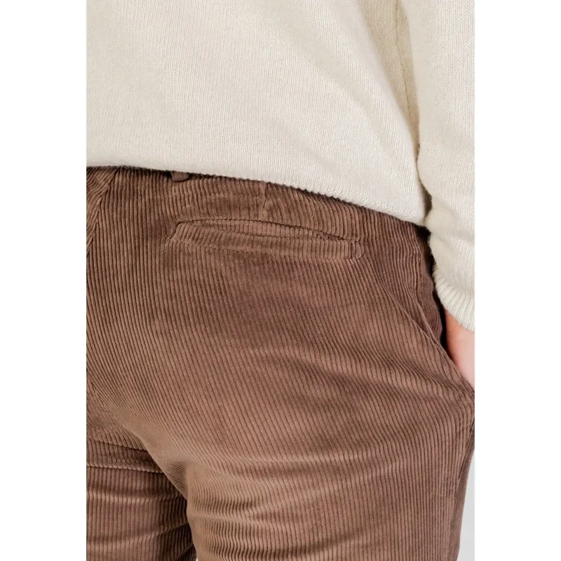 Borghese Herren Braun Baumwollmischung Hose Herbst Winter Größe VL08