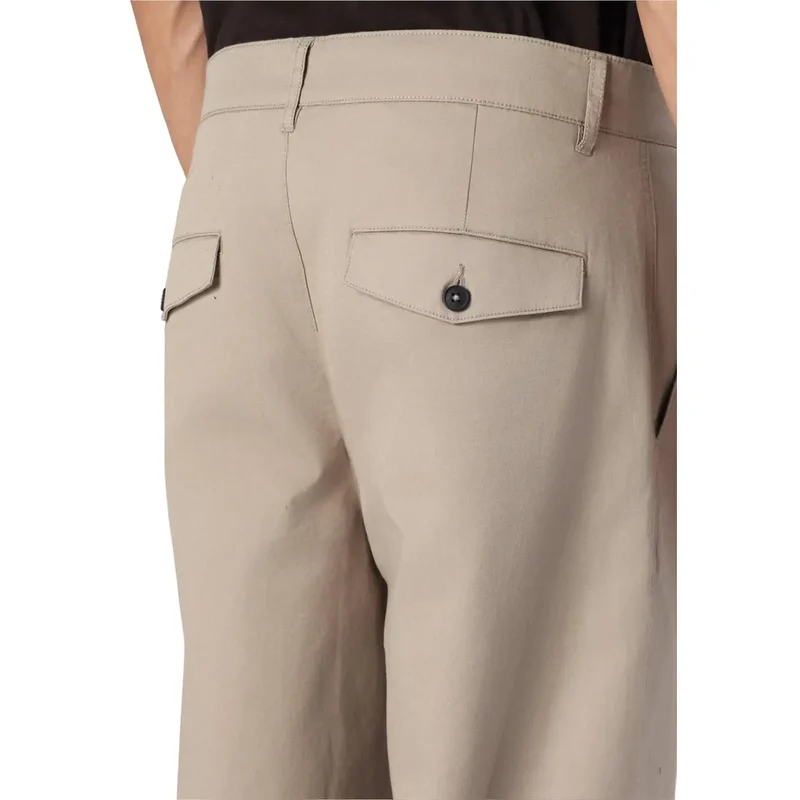Only & Sons Herren Trousers Beige Baumwoll-Stretch-Hosen