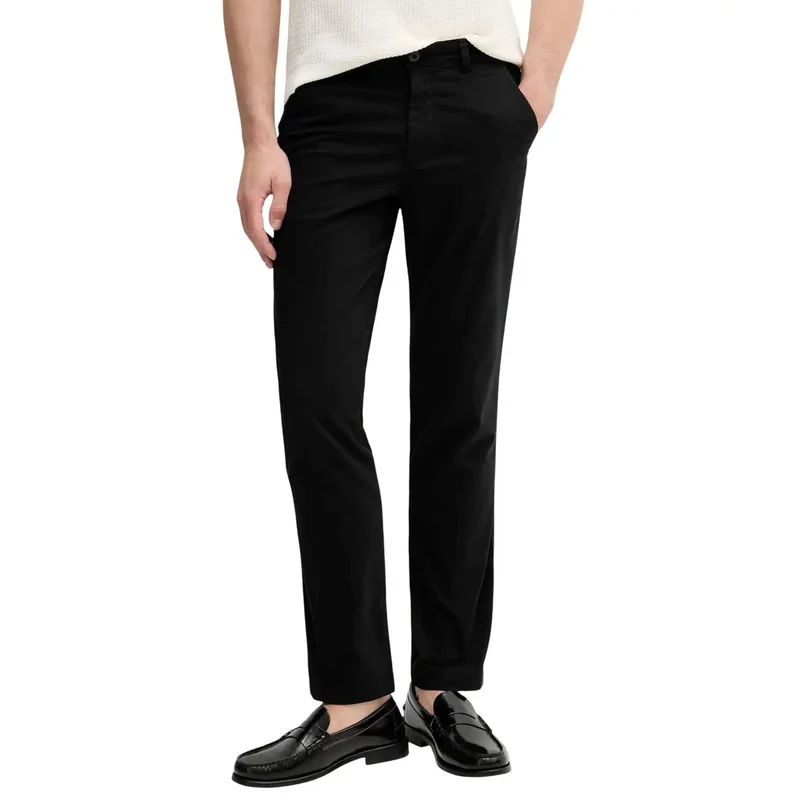 Calvin Klein Jeans Herren Hosen Schwarz Baumwolle Elastan 32L