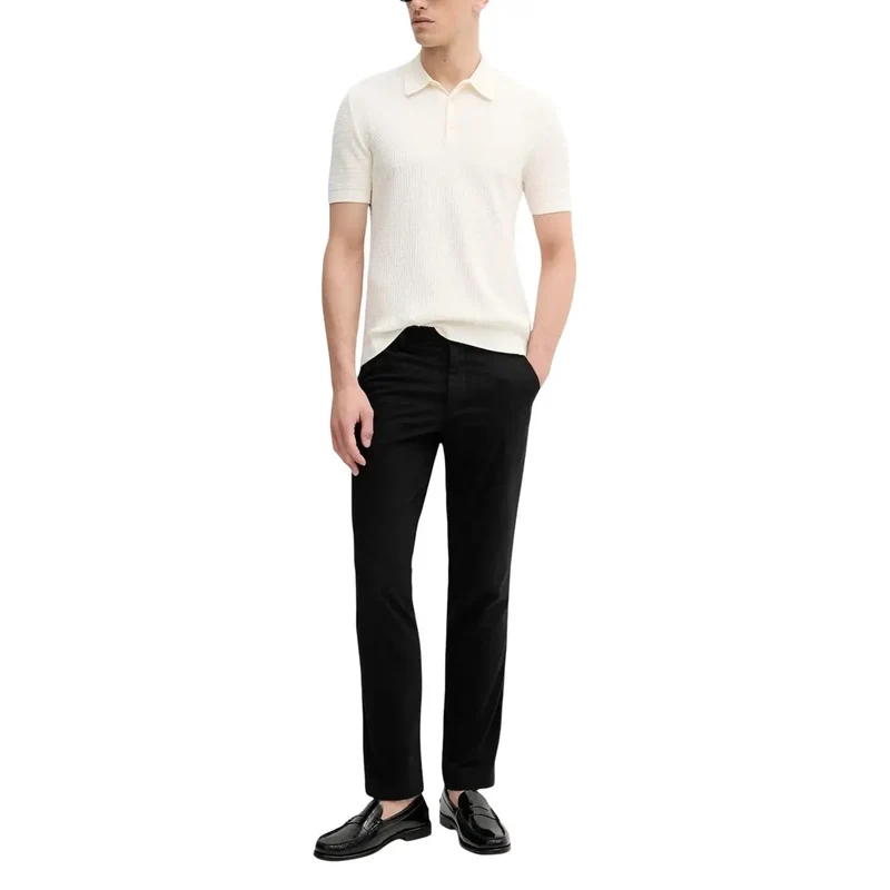 Calvin Klein Jeans Herren Hosen Schwarz Baumwolle Elastan 32L