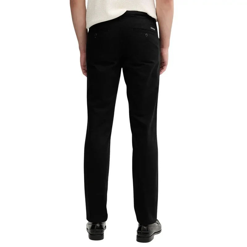 Calvin Klein Jeans Herren Hosen Schwarz Baumwolle Elastan 32L