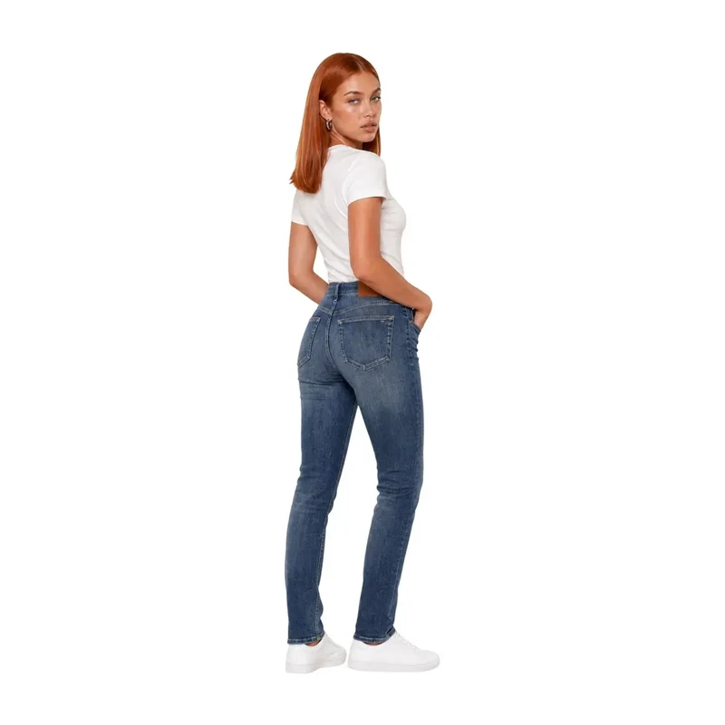 Calvin Klein Jeans Damen Baumwoll-T-Shirt mit Rundhalsausschnitt, Weiß