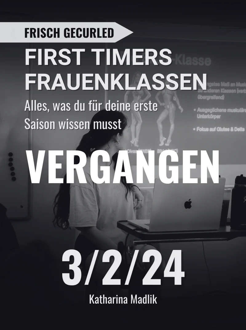 First Timers Frauenklassen